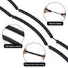 High Jump Training Equipment, 8.2Ft Elastic Foam Cord Bungee for Pole Vault, Foldable Gymnastics Bar Field Track Jumping Crossbars Accessories for High Jump Beginners Athletes Practice view 3