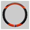FUERU Car Steering Wheel Cover Set Car Steering Wheel Cover Carbon Fiber Leather Ultra-Thin Comfortable and Fashionable Car Interior (Color : 6#) view 1