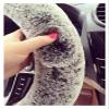 FUERU Car Steering Wheel Cover Set Car Steering Wheel Cover Winter Super Soft Plush Comfortable and Durable Car Interiors (Color : 8#) view 3