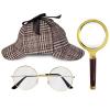 HOVEOX Detective Costume Accessories Set Detective Costume Hat Prop Halloween Costumes view 1