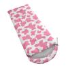 Axolotl Cow Print Sleeping Bag for KidsLightweight Warm Cold Weather Cartoon Milk Cow Print Sleeping Bags,Waterproof Portable Cow Sleeping Bag for Camping Backpacking Outdoor Indoor 3-4 Seasons,Pink view 4