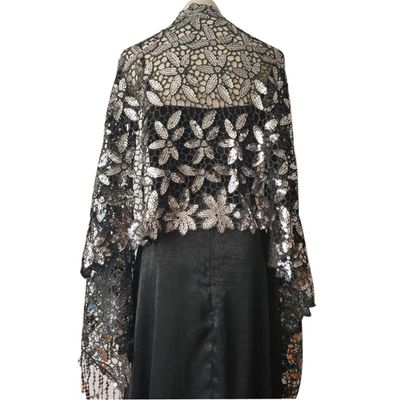 Sequin Evening Dress Shawl Women Tassel Party Shawls Wraps Bridal Bridesmaid Wedding Shawl Shrugs Capes