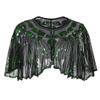 Women's Shawl Beaded Sequin Deco Evening Cape Flapper Cover Up Blouse Banquet Stage Formal Dresses Shawl Clothes view 1