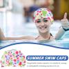 BESPORTBLE Women's Swimming Cap Long Hair Swim Cap for Women Anti-Slip Design Decorative Print for Swimmers view 3