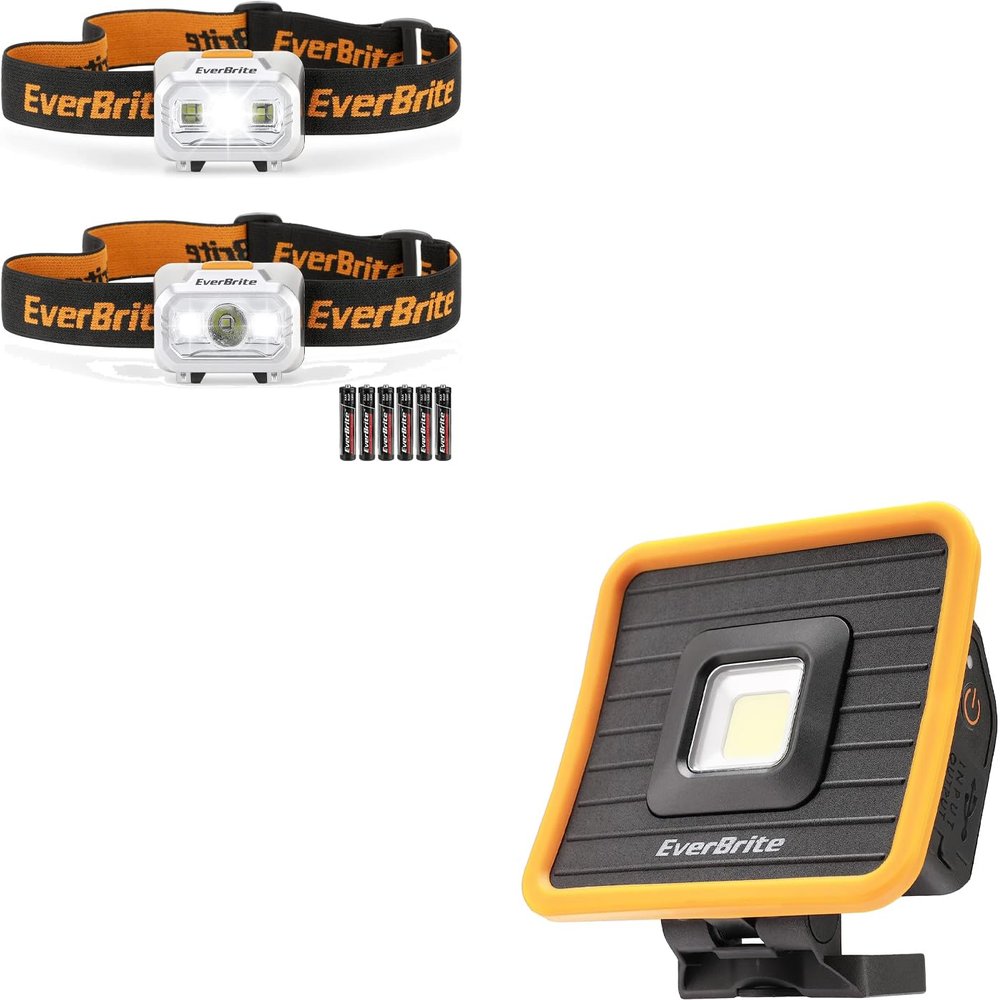EverBrite LED Headlamp 1000 LM COB Work Light