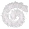 FeelfunFeather White Feather Boa - 45g 2 Yards Turkey Boas Feathers for Party Bulk Wedding Concert Carnival Halloween Christmas Costume Decoration view 1