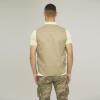 OU YA WOLF Men's Outdoor Multi Pockets Cargo Travel Camera Fishing Safari Utility Vests Medium Khaki view 3