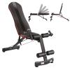 RIEJIN Adjustable Weight Bench for Full Body Workout, Weight Capacity 660 lbs, Incline and Flat Weight Bench for Indoor Workout view 1