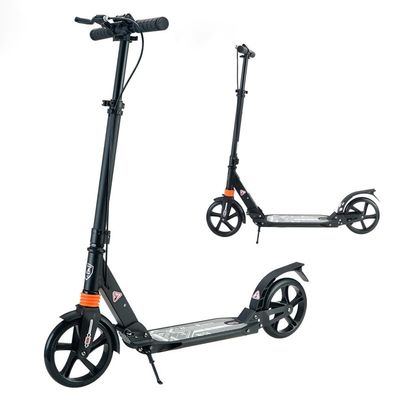 GLDDFDG Scooter for Kids Ages 8-12, Folding Scooter for Adults/Teens with Adjustable Handlebar,Extra-Wide Deck for Stability, Anti-Slip Rubber Grips,Dual-Brake and Dual-Shock-Absorbing,220Lb Weight L