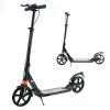 GLDDFDG Scooter for Kids Ages 8-12, Folding Scooter for Adults/Teens with Adjustable Handlebar,Extra-Wide Deck for Stability, Anti-Slip Rubber Grips,Dual-Brake and Dual-Shock-Absorbing,220Lb Weight L