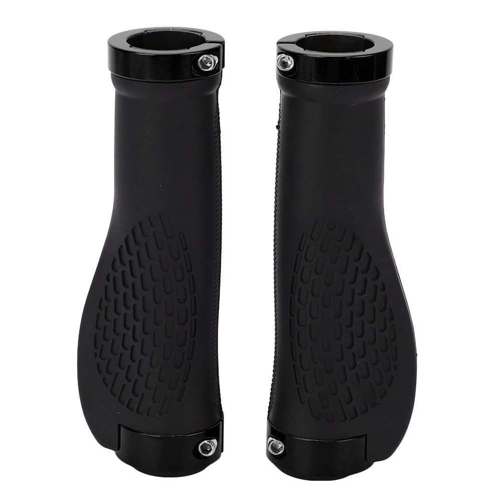 2 Pieces Electric Scooter Handle Sleeve Silicone Prevent Slip Replacement Scooter Handle Bar Grip Cover (Black)