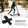 2 Pieces Electric Scooter Handle Sleeve Silicone Prevent Slip Replacement Scooter Handle Bar Grip Cover (Black) view 3
