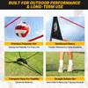 20FT Volleyball Training Net, Height Adjustable Volley Ball Nets for Hitting,Serving Spiking Practice,Portable Volleyball-Net for Beach Indoor Outdoor Bacyard| with Carryingbag & Sandbags view 3