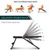 RIEJIN Workout Bench, Adjustable Weight Bench Folding Weight Bench, 3 Sec Fast Folding Workout Bench for Decline/Incline/Bench Press view 4