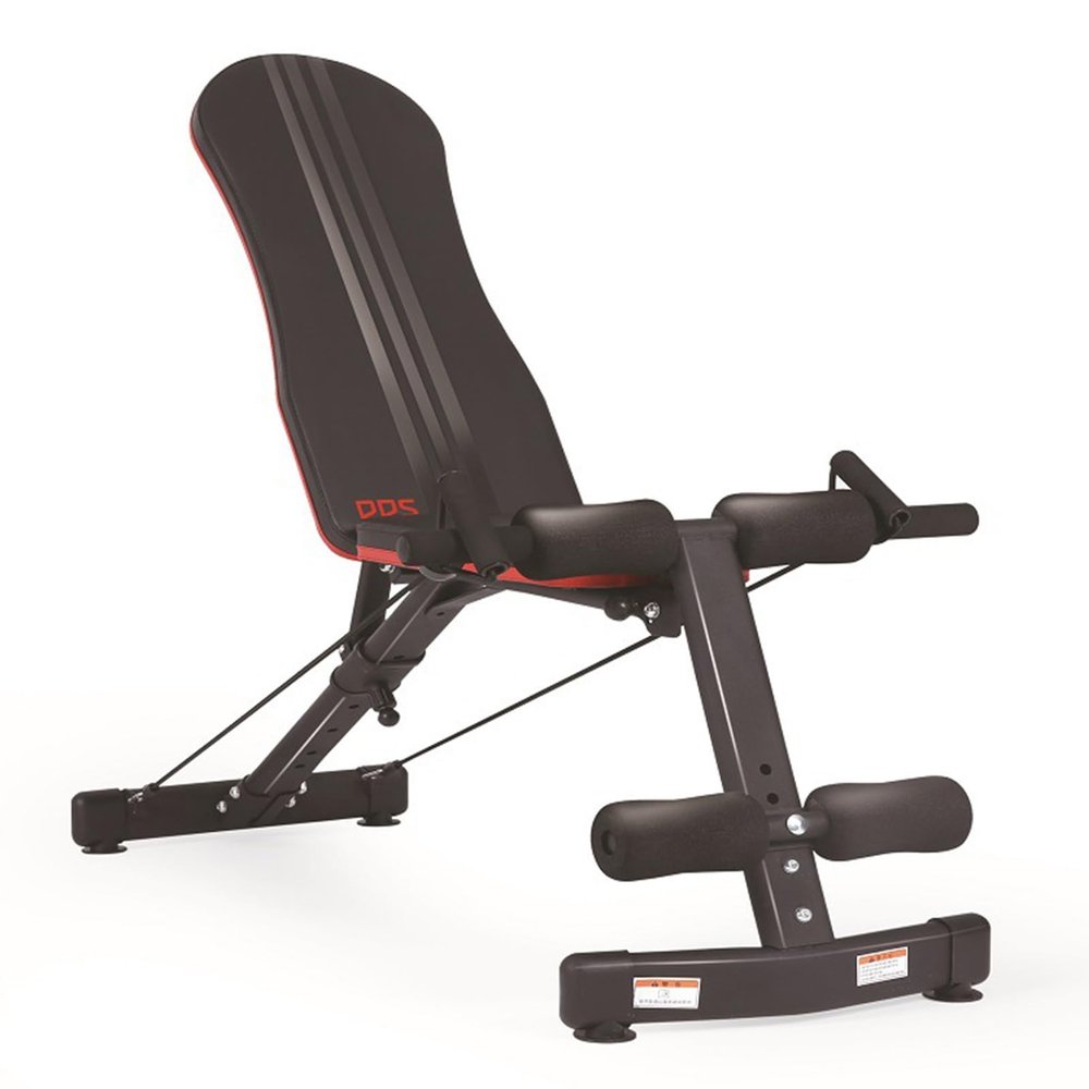 RIEJIN Weight Bench, Adjustable Strength Training Bench for Full Body Workout with Fast Folding-New Version, Incline Decline Bench with Fast Folding