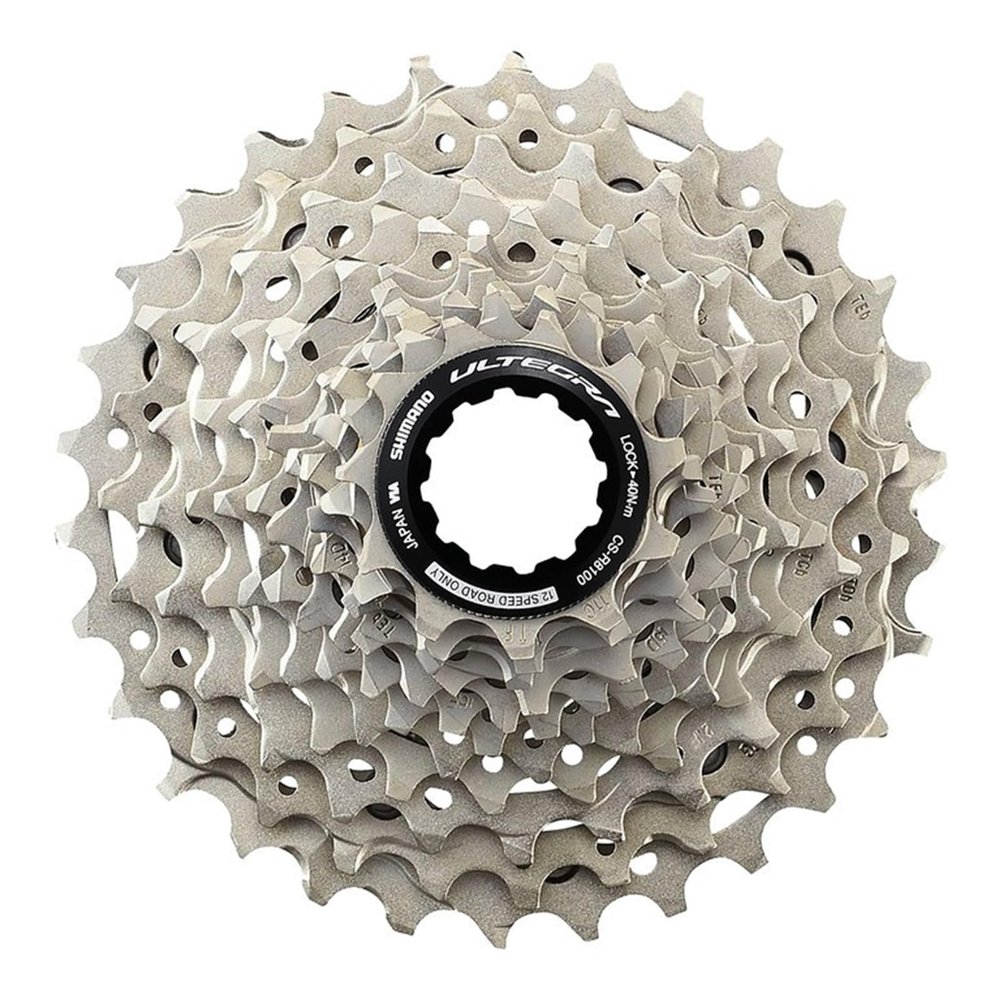Shimano Unisex 4550170849894 CASSETTA ULTEGRA R8101 12V 11-30 (SERIE8101), Black
