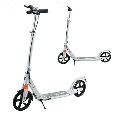GLDDFDG Scooter for Kids Ages 8-12, Folding Scooter for Adults/Teens with Adjustable Handlebar,Extra-Wide Deck for Stability, Anti-Slip Rubber Grips,Dual-Brake and Dual-Shock-Absorbing,220Lb Weight L