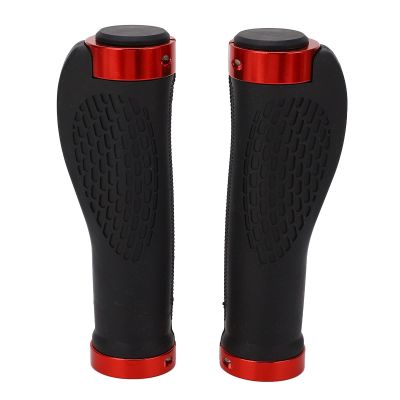 2 Pieces Electric Scooter Handle Sleeve Silicone Prevent Slip Replacement Scooter Handle Bar Grip Cover (Red)