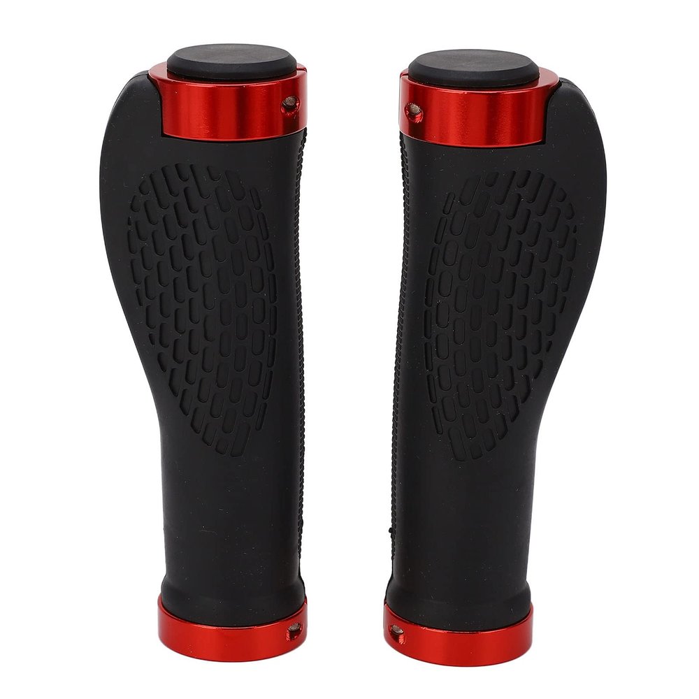 2 Pieces Electric Scooter Handle Sleeve Silicone Prevent Slip Replacement Scooter Handle Bar Grip Cover (Red)