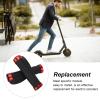 2 Pieces Electric Scooter Handle Sleeve Silicone Prevent Slip Replacement Scooter Handle Bar Grip Cover (Red) view 2