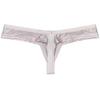 Jaxu Sexy Men's Soft Wet Look Bikini Boxer Briefs Mini Cheek Underwear Male Pouch Enhancing Underpants Skimpy Bottoms Light Flesh L view 3