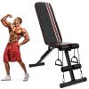 RIEJIN Adjustable Weight Bench-Foldable Workout Bench Press for Full Body Strength Training, Incline Decline Bench with Fast Folding view 1