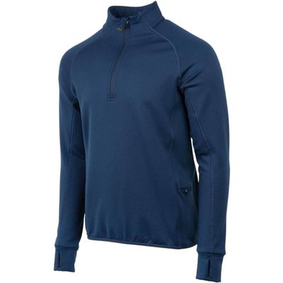 Beretta Men's Stretch Tech Half Zip Fleece Shirt, Blue Total Eclipse, X-Large