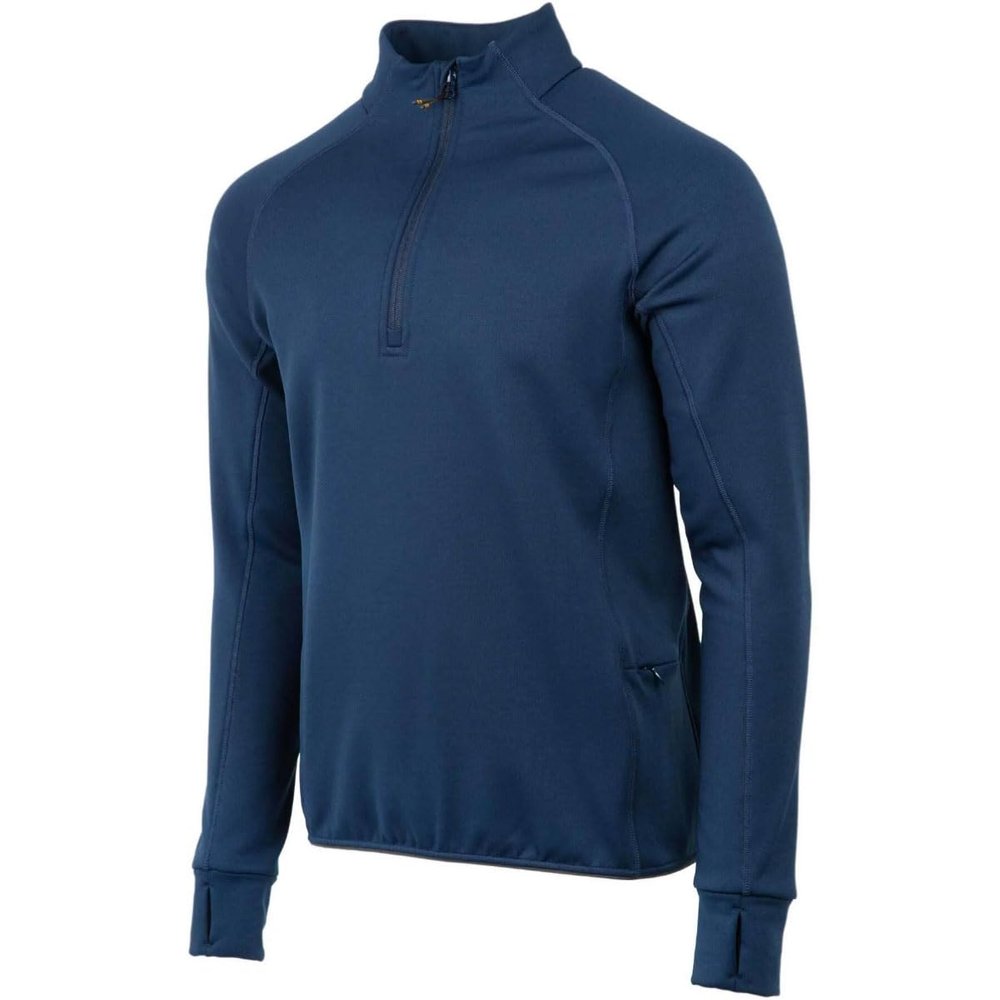 Beretta Men's Stretch Tech Half Zip Fleece Shirt, Blue Total Eclipse, X-Large