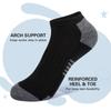 Comfoex 10 Pairs Boys Socks Low Cut Ankle Socks For Kids 8-10 4-6 6-8 Years Old Short Athletic Socks With Cushioned Sole view 4