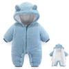 AiWMGL Newborn Baby Bear Outfit Suit 9-12 Months Girls Boys Thickened Fleece Jumpsuit Romper Hooded Winter Snowsuit Clothes view 1
