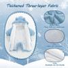 AiWMGL Newborn Baby Bear Outfit Suit 9-12 Months Girls Boys Thickened Fleece Jumpsuit Romper Hooded Winter Snowsuit Clothes view 2