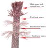 LJFMDLN 30 Meters Dock Lines, Braided Nylon Boat Docking Line Mooring Rope Anchor Rope Strong Dock Lines for Fishing, Kayaking, Boat Accessory (Size : 6mm) view 3