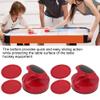 Air Hockey Red Replacement Pucks & Slider Pusher Goalies for Game Tables,Air Hockey Pushers,94MM Slider Pusher Set with 4 Pucks Accessories Large Size,Table Air Hockey Accessories view 2