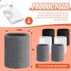 Wettarn 6 Pcs 4 Inch Cotton Elastic Arm Sweatbands - Black, White, Gray (Hiking, Cycling, Tennis, Gymnastics, Basketball, Football, Running) view 3