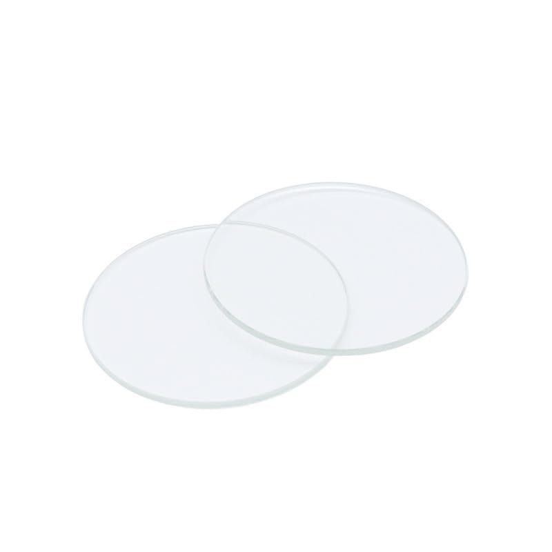 2PCS Thickness 1.0mm Flat Round Mineral Watch Glass Crystal 15mm to 45mm Watch Replacement Glass Lens Mirror Repair Tool (42mm)