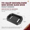 CANAMAX 731-06439 Snowblower Skid Shoes Slide Shoe Set - Fit for MTD Craftsman Troy-Bilt Cub Cadet Yard-Man Snow Thrower - Replaces MTD 753-06206 73106439 780-934 and More view 2