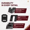 CANAMAX 731-06439 Snowblower Skid Shoes Slide Shoe Set - Fit for MTD Craftsman Troy-Bilt Cub Cadet Yard-Man Snow Thrower - Replaces MTD 753-06206 73106439 780-934 and More view 4