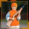 Haull 2 Pcs Kids Hunting Orange Fleece Vest and Beanie Set Orange High Visibility Reflective Hunting Safety Vests (Medium) view 4