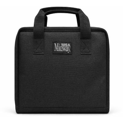 MidwayUSA Tactical Two Pistol Case Black