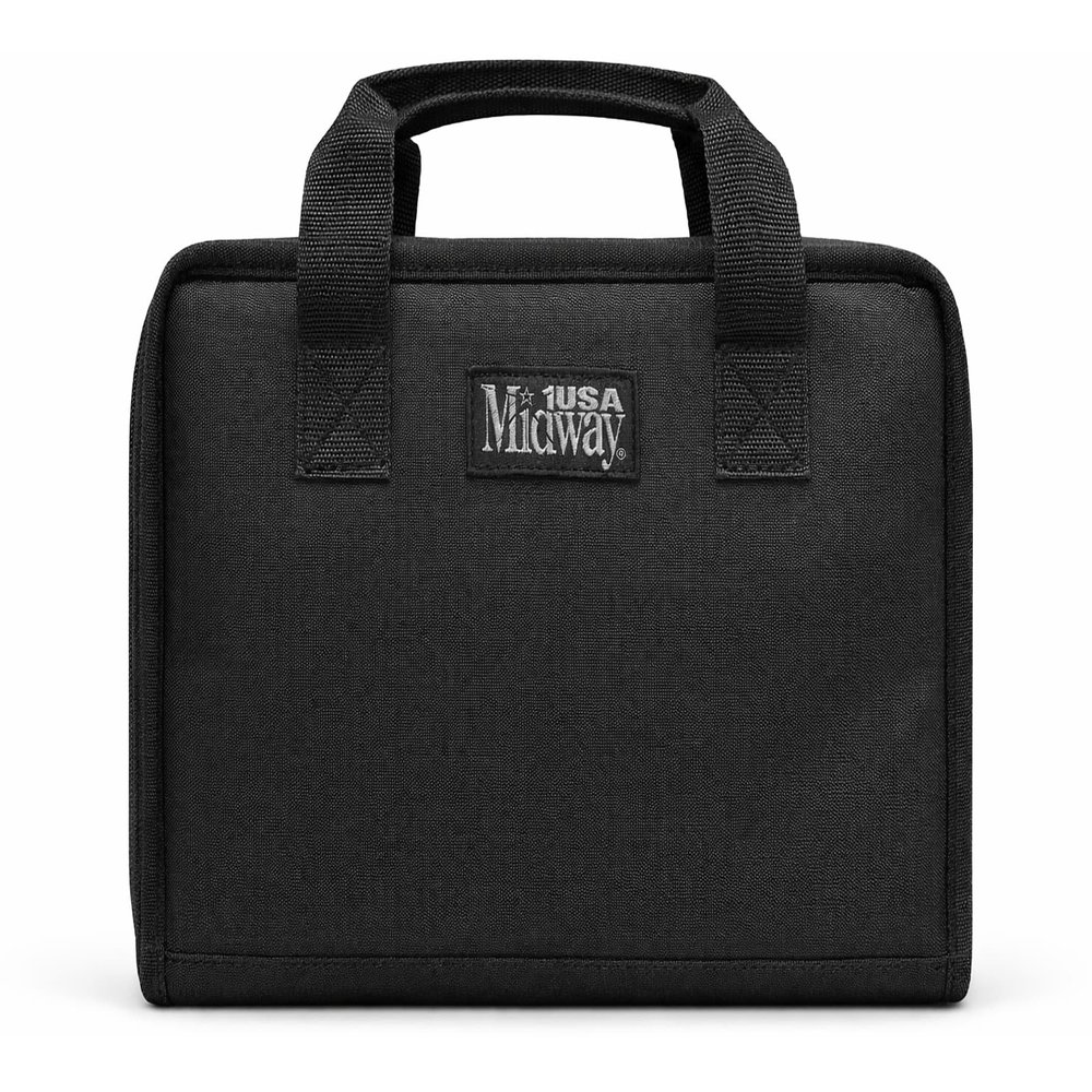 MidwayUSA Tactical Two Pistol Case Black