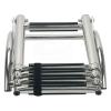 5-Step Swim Platform Pontoon Boat Ladder, Stainless Steel Marine Telescoping Swim Deck with Extra Wide Steps Boarding Ladder for Inboard/Outboard On Marine Yacht/Swimming Pool view 3