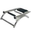 5-Step Swim Platform Pontoon Boat Ladder, Stainless Steel Marine Telescoping Swim Deck with Extra Wide Steps Boarding Ladder for Inboard/Outboard On Marine Yacht/Swimming Pool view 4