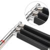 4 Step Folding Boat Ladder with Built in Drop Ladder Handle,316 Stainles Steel Telescoping Folding Ladder for Marine Boat Yacht Swimming Pool view 3