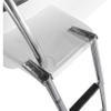 4 Step Folding Boat Ladder with Built in Drop Ladder Handle,316 Stainles Steel Telescoping Folding Ladder for Marine Boat Yacht Swimming Pool view 4