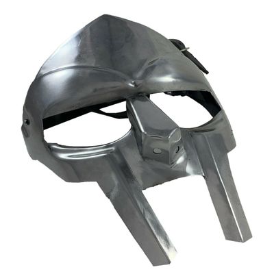 Medieval Warrior Mask MF Doom Gladiator Mask Madvillain 18g Mild Steel Face Armor mask Replica Roleplay costume