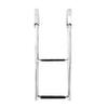2 Step Collapsible Pool Stainles Steel Telescopic Ladder Boat Ladder for Swimming Pool Pontoon Dock and More Folding Step Ladder with 2 Handrails view 1
