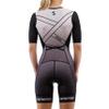 Synergy Women's Tri Suit Pro Short Sleeve Trisuit (Smoke Black, Small) view 4