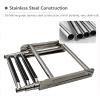 3 Steps Telescoping Boat Ladder, Stainless Steel Sliding Swim Boarding Ladder with Spring Latch, for Marine Boat RV, Under Platform Mount view 4