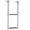 2 Step Ladder Stainless Steel Telescoping Ladder for Boat Swim Platform Marine Accessories view 2