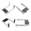 4 Step Telescoping Boat Ladder,316 Stainles Steel Folding Dock Ladder,600 Pound Capacity,for Marine Yacht,Swimming Pool with Retaining Strap view 2